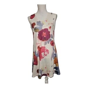 Exclusive Multicolor Floral Print Dress Size S